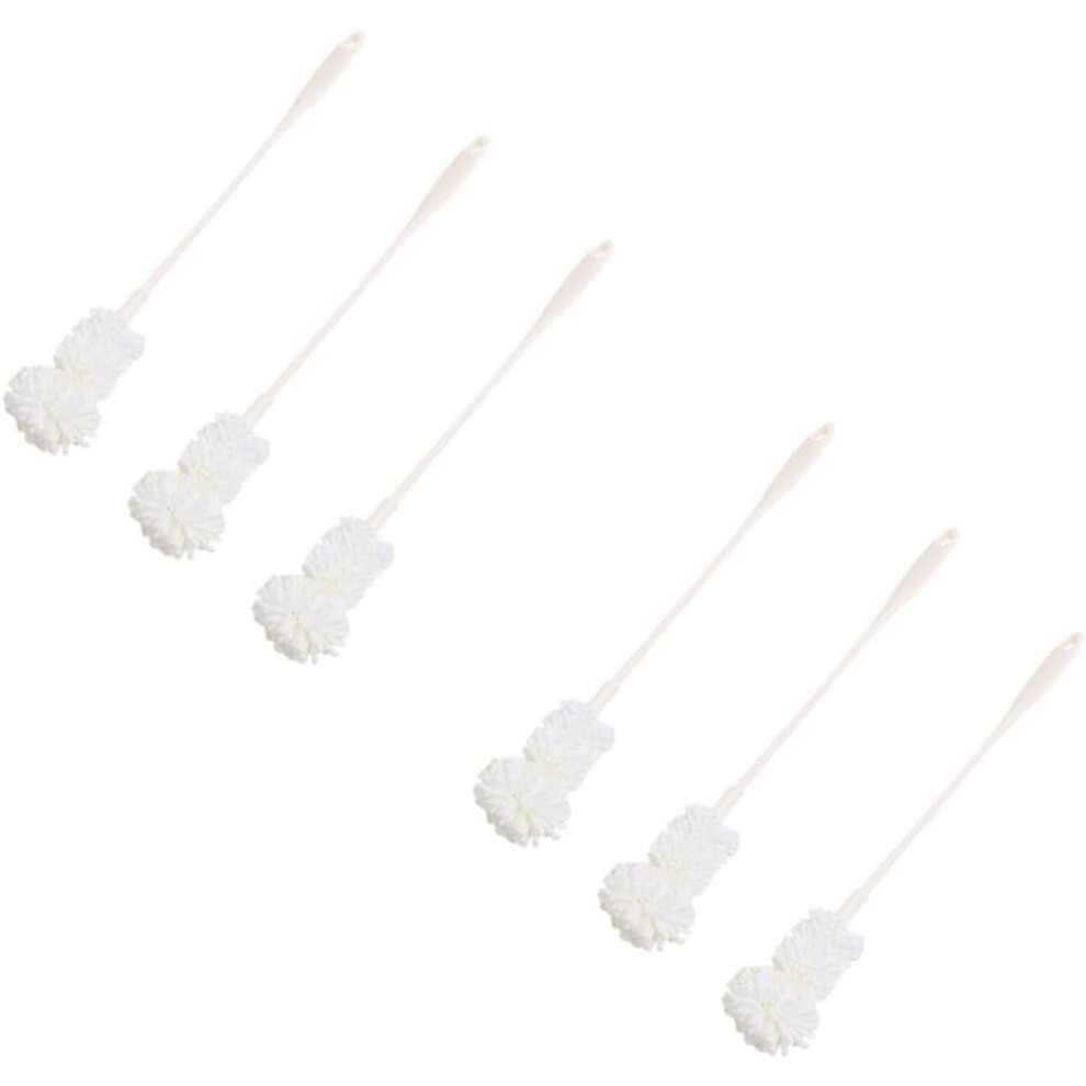 6Pcs Long Handle Cup Brush Cup Cleaning Brush Sponge For Home Water Bottle Hkhbjs