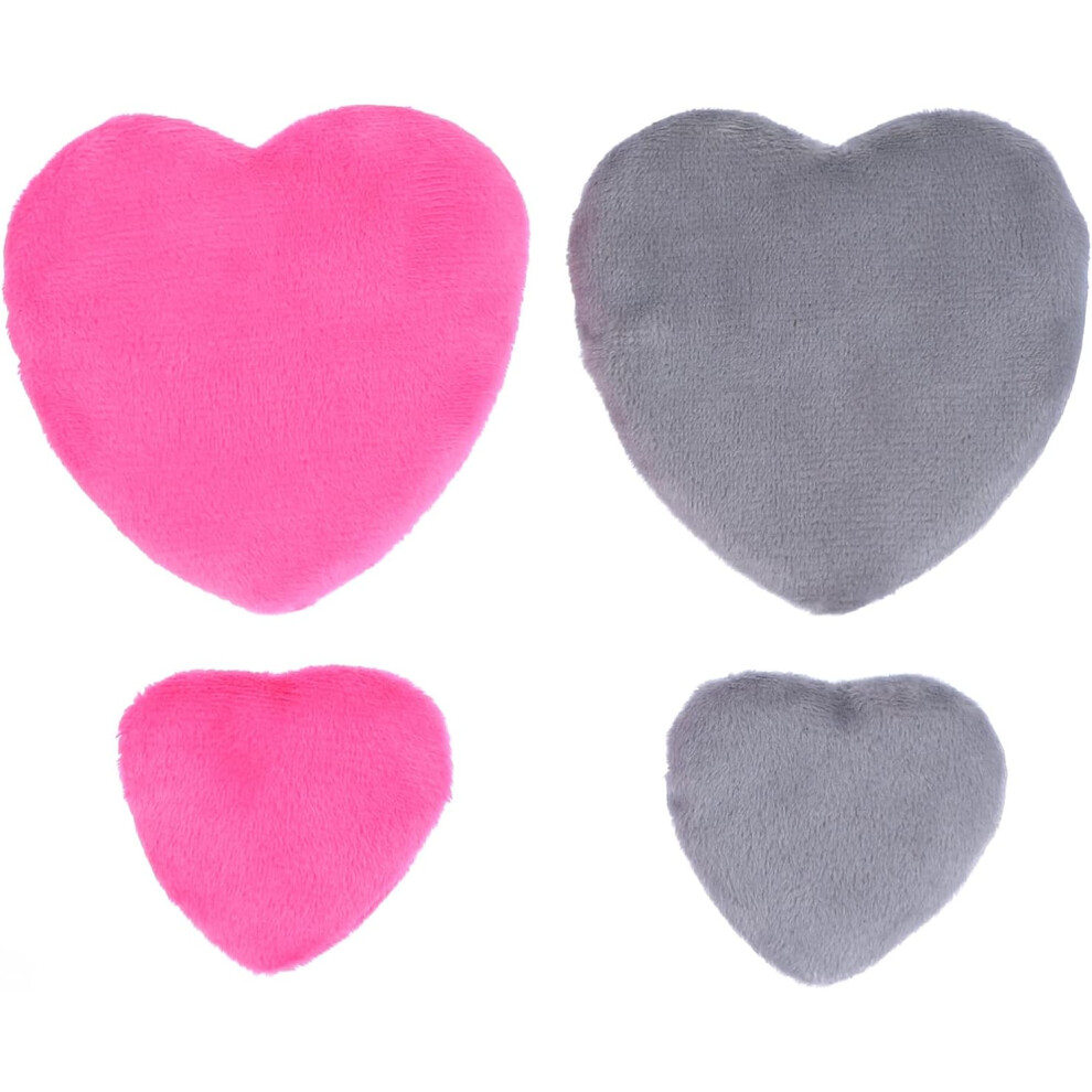 Hkhbjs 4Pcs Heart Shaped Cotton Makeup Puff For Loose Powder Application Soft Facial Powder For Makeup Routine