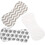 3pcs Small Unisex Bibs Soft Absorbent Feeding Bibs for Drooling Practical Design 1
