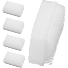 Escovas sensoriais de 5 PCs Baby Bath Scrubber Set ferramentas de terapia miofuncional reutilizáveis brancas