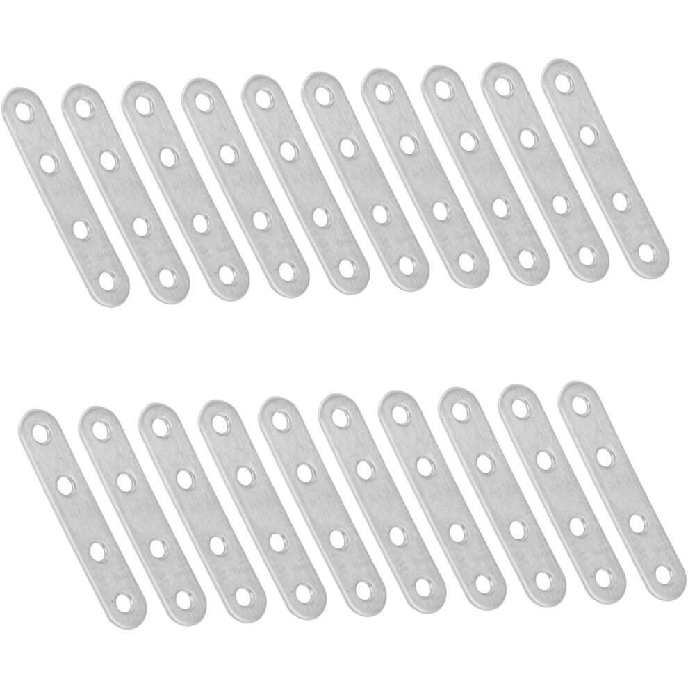40Pcs Stainless Steel Corner Bracket Heavy-Duty Furniture Mending Plates For Support Bracket For Fixing Tool Hkhbjs