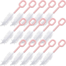 20pcs Nipple Brush Set for Bottles and Ice Moulds, Nylon Material