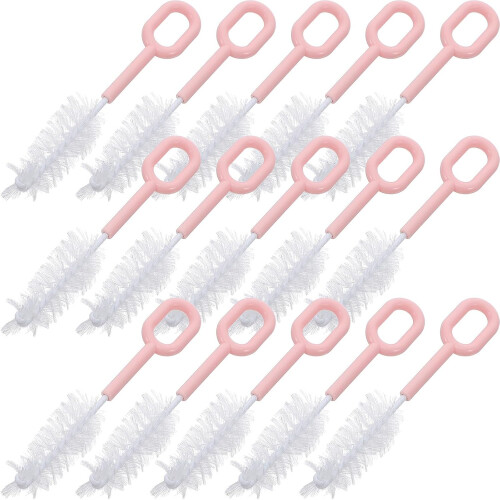 20pcs Escova de mamilo conjunto para garrafas e moldes de gelo, material de nylon