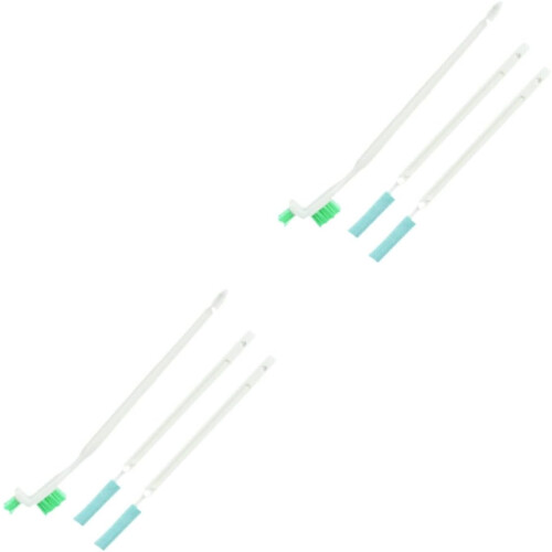 6sets Bottle Brush Cleaner Handle Ergonomic Scrub Brush for Small Detailing