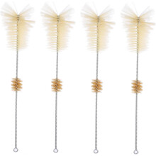 Lot de 4 brosses Erlenmeyer pour le nettoyage des fioles jaugées en verre