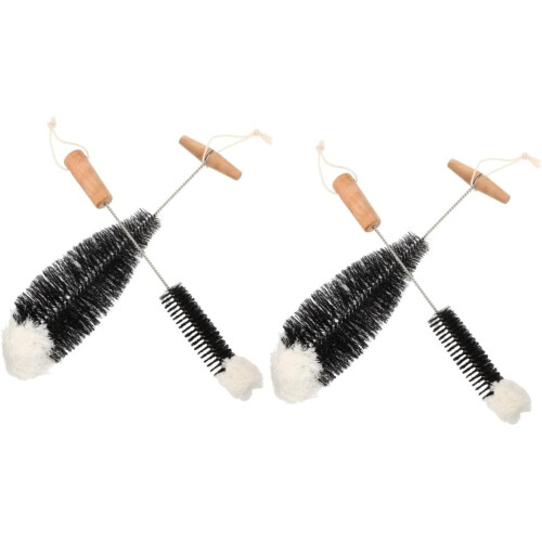 4pcs Bottle Cup Glass Bottle Cleaning Brush Multi Functional Water Cup Brush