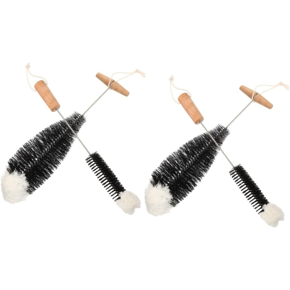 Hkhbjs 4Pcs Bottle Cup Glass Bottle Cleaning Brush Multi Functional Water Cup Brush