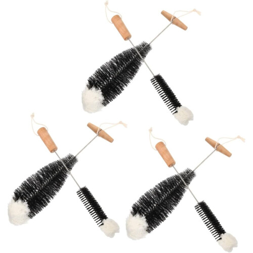 6pcs Long Bottle Cleaner Feeding Bottle Brush Multi Functional Cleaning Brush