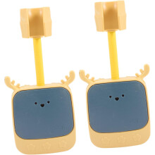 Lot de 2 supports adhésifs réglables, supports portables pour mur de salle de bain, installation facile.