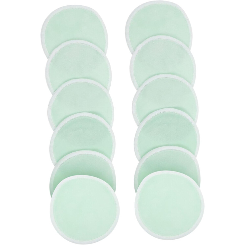 Hkhbjs 12Pcs Skin Care Puff For Face Bamboo Fiber Makeup Remover Pads Gentle Reusable