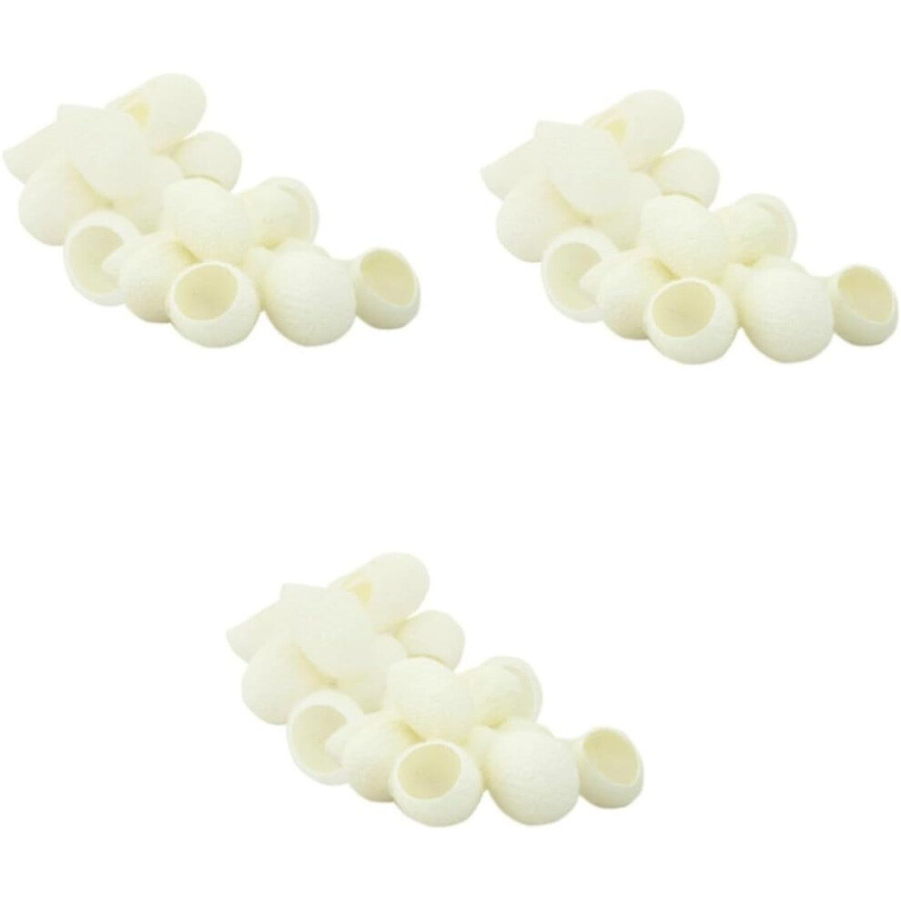 Hkhbjs 600Pcs Natural Organic Silkworm Balls For Skin Care Whitening Exfoliator