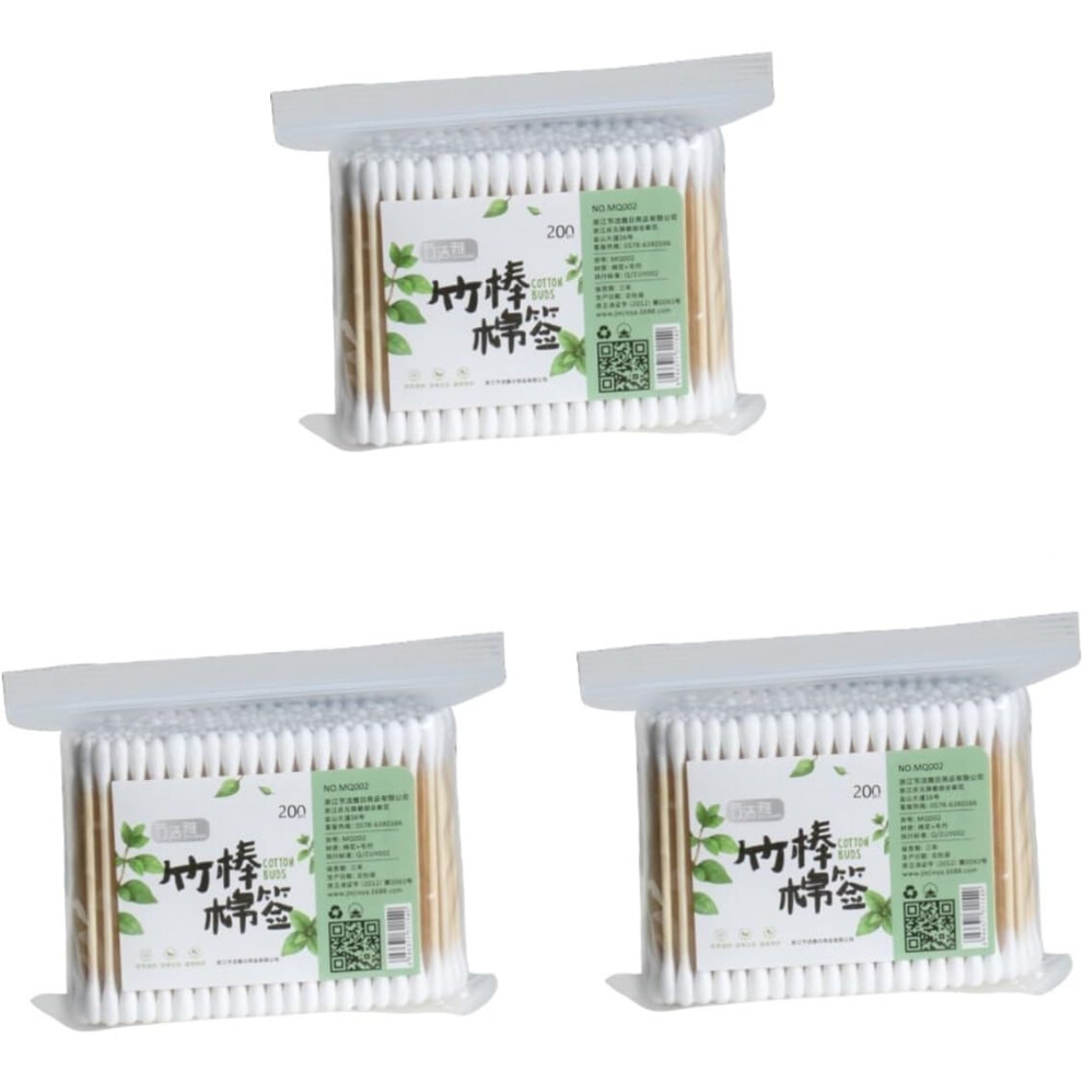 Hkhbjs 600Pcs Double Tipped Cotton Swabs Applicator For Makeup Cleaning Remover Multifunction