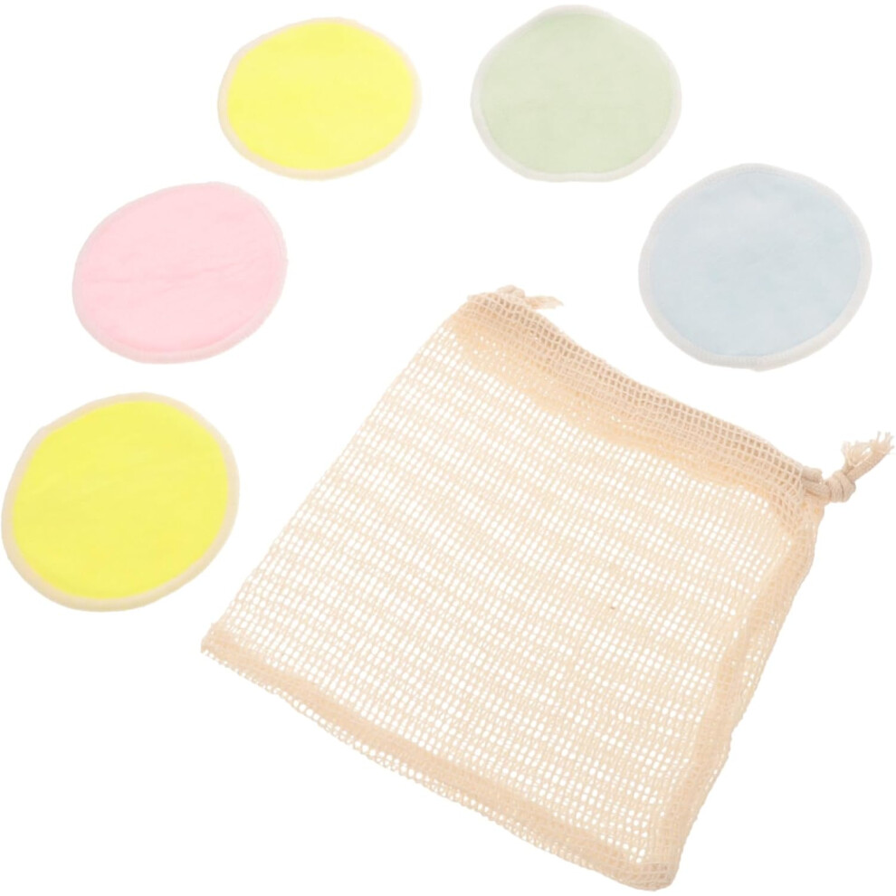 Hkhbjs 5Pcs Face Cotton Pads Organic Cotton Makeup Pads Sponge Puff Makeup Powder Puff Washable