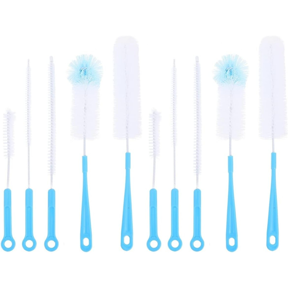 Hkhbjs 10Pcs Bottle Brush Milk Bottle Brush For Cleaning And Straws For Daily Use