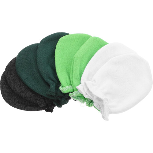 4 pares de luvas anti-agarrando algodão macio mittens protetoras