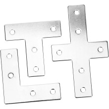Verbindungsstück für Möbel Aluminium rechtwinklige Eckverbinder Reparaturplatten