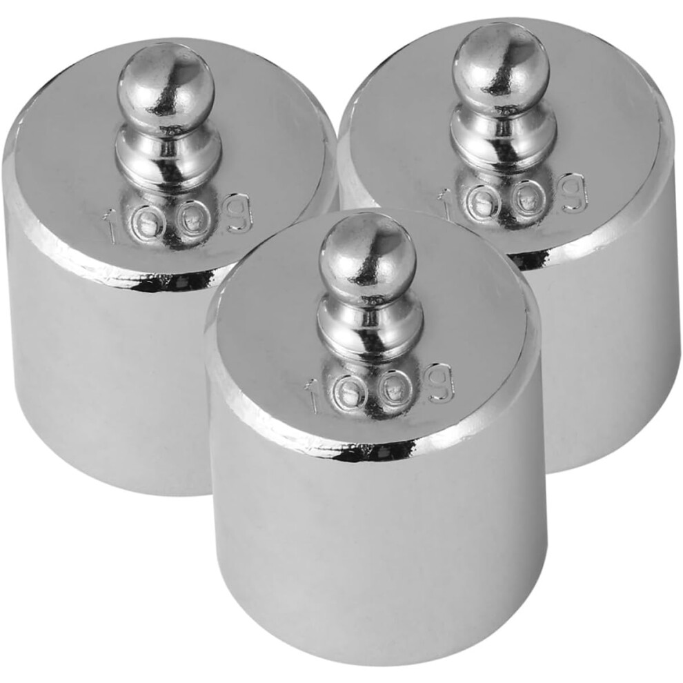 Hkhbjs 4Pcs Chrome Plated Calibration Weights Steel Scale Balance Tools For Laboratory Weighing
