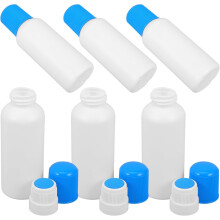 Nachfüllbare Applikatorflaschen mit Schwammkopf, 6 Stück, 100 ml, aus quetschbarem Kunststoff