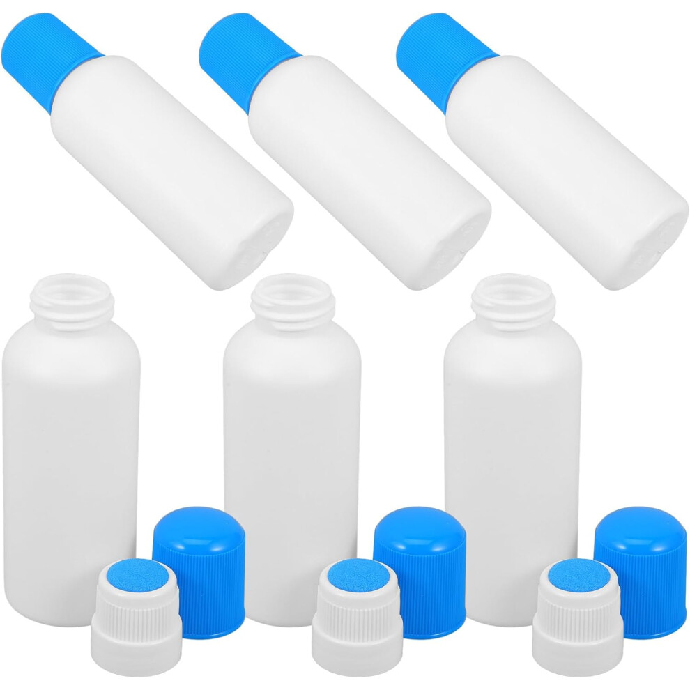 Refillable Sponge Head Applicator Bottles 6Pcs 100Ml Squeezable Plastic Containers Hkhbjs