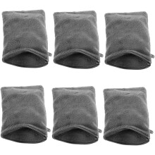 6pcs Fiber Spa Mitts Soft Makeup Remover Gloves Gentle Touch Super Absorbent