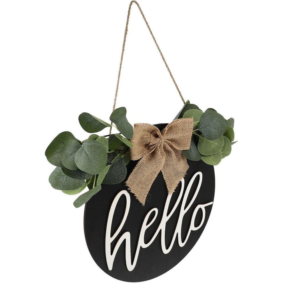 Creative Hello Board Decor Wooden Door Pendant Lightweight Hkhbjs