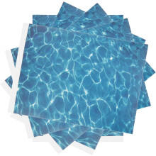 Ripple Water Sticker 5 Sheets 11. 6x8. 2 Inch Floorboard Paper Sticker DIY Ripple Water Effect