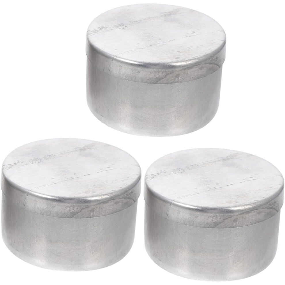 3Pcs Aluminum Weighing Bottle Soil Sampling Jar Laboratory Weighing Holder Hkhbjs