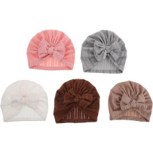 5pcs tampa macia malha recém-nascido boneco arco menina chapéus para uso diário foto props chapéu respirável para menino menina