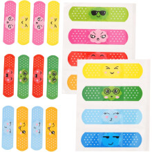40 stuks cartoon zelfklevende pleisters, ademend, draagbaar.