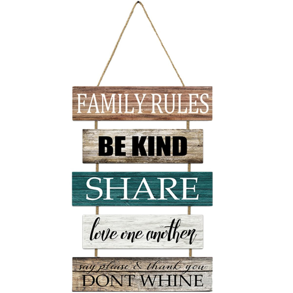 Hkhbjs Rustic Wooden Wall Hanging Sign For Home Decorations And Kitchen