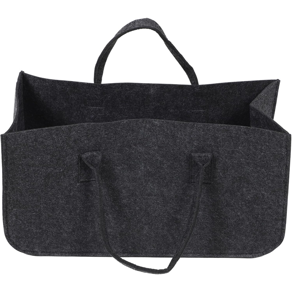 Felt Tote Bag Reusable And Foldable Handbag Sleek Design Large Capacity Sturdy Storage Bag Hkhbjs