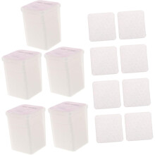 Discos de algodón sin pelusa para quitar esmalte de uñas, 170 unidades en 5 cajas. Toallitas limpiadoras de esmalte en gel, suaves y absorbentes.