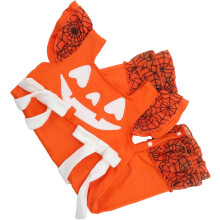 Halloween-Body für Neugeborene, Kürbiskostüm für Mädchen, bequemes ärmelloses Design