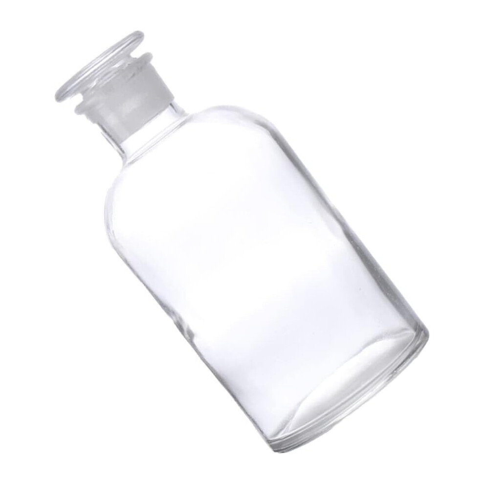 Small Mouth Glass Reagent Bottle For Chemicals Sample Bottle Scale For Laboratory Use Hkhbjs