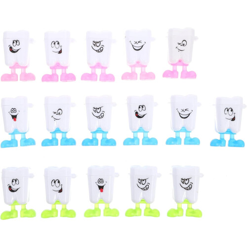 50pcs Tooth Holder Portable Keepsake Organizer for Teeth Storage Lightweight