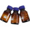 Lot de 3 flacons de réactifs en verre brun de 250 ml avec graduations 1