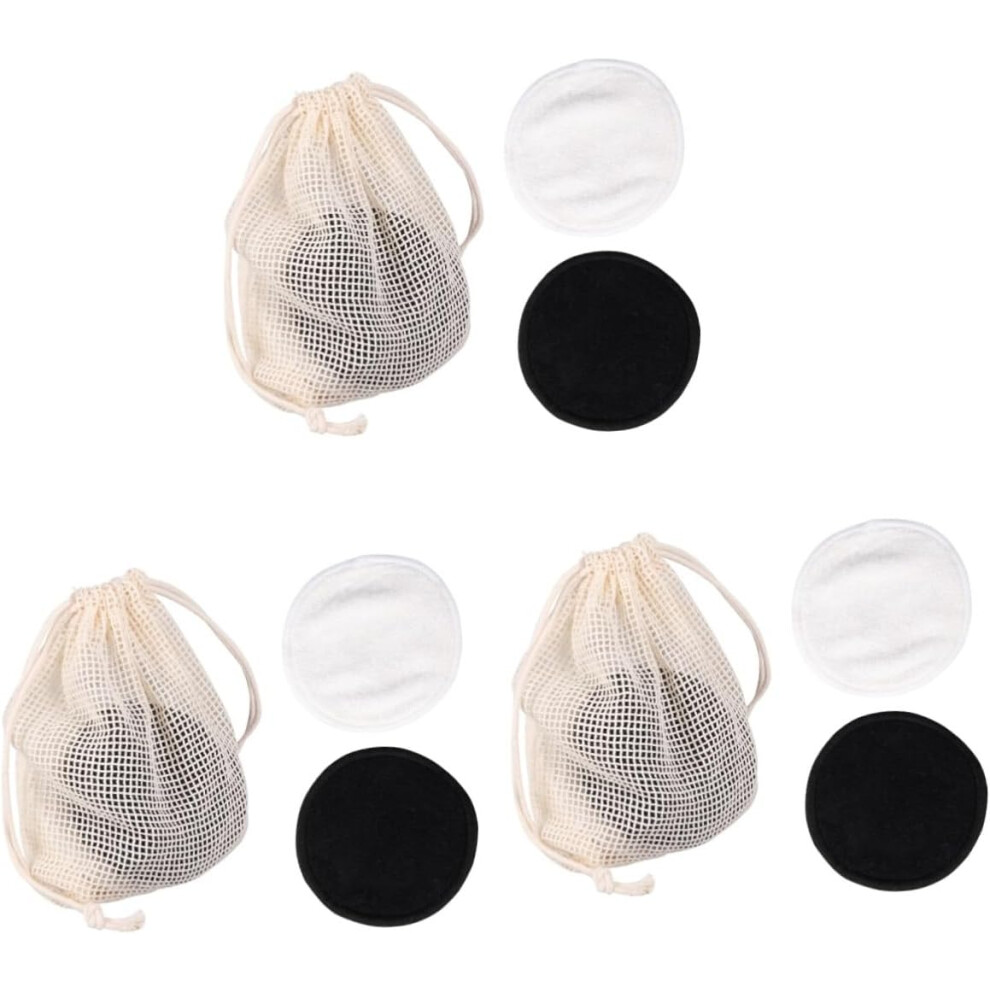 Hkhbjs 36Pcs Reusable Makeup Pads For Powder Removal Cleaning Rounds As Cosmetic Accessories
