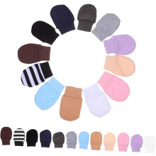 12 Paar weiche Baumwollfäustlinge, kratzfreie Handschuhe, leichte, atmungsaktive Handwärmer, Unisex für Jungen und Kleinkinder