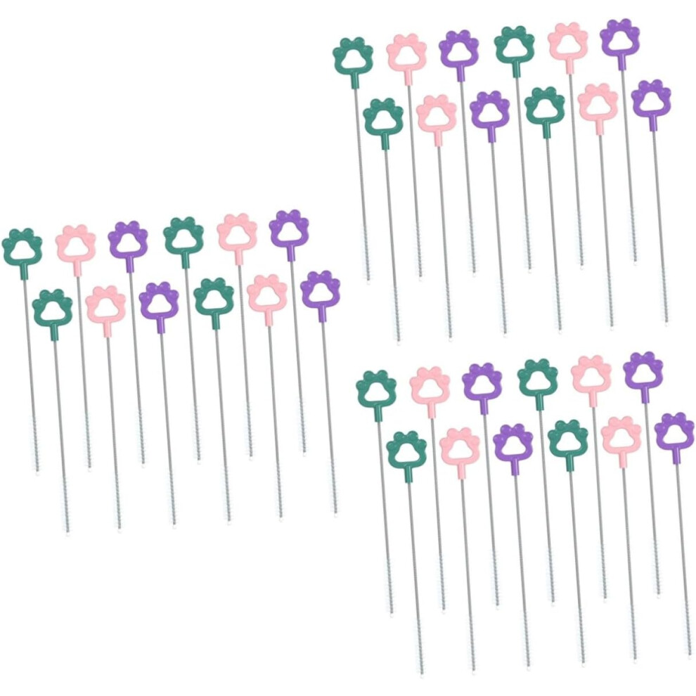 36Pcs Straw Cleaner Brush For Reusable Straws Long Cleaner Brush For Water Bottle For Feeding Bottle Hkhbjs