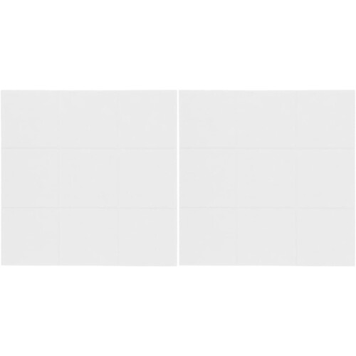 2pcs Self-Adhesive Felt Board for Home Classroom White Felt Panel Background Note Board
