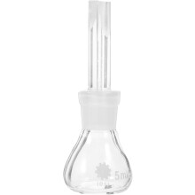 Zwaartekrachtfles Glazen Pycnometer 5ml Glazen Bewaarfles