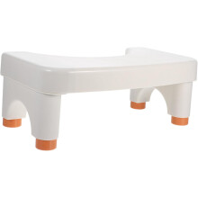 Sgabello accovacciato per WC, sgabello in plastica per bambini, bambine, adulti e anziani, portatile e facile da riporre.