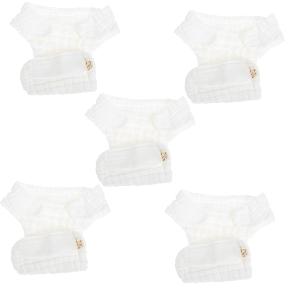 Newborn Cloth Diaper Reusable Diapers Washable Cotton Nappy Pants White Hkhbjs