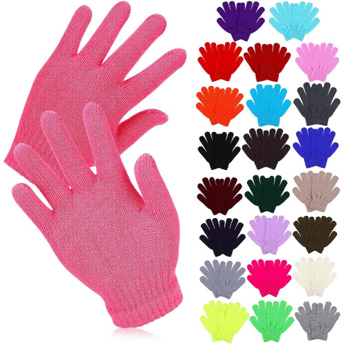 Winterhandschuhe für Kinder, warm und bequem, gestrickt, flexibel
