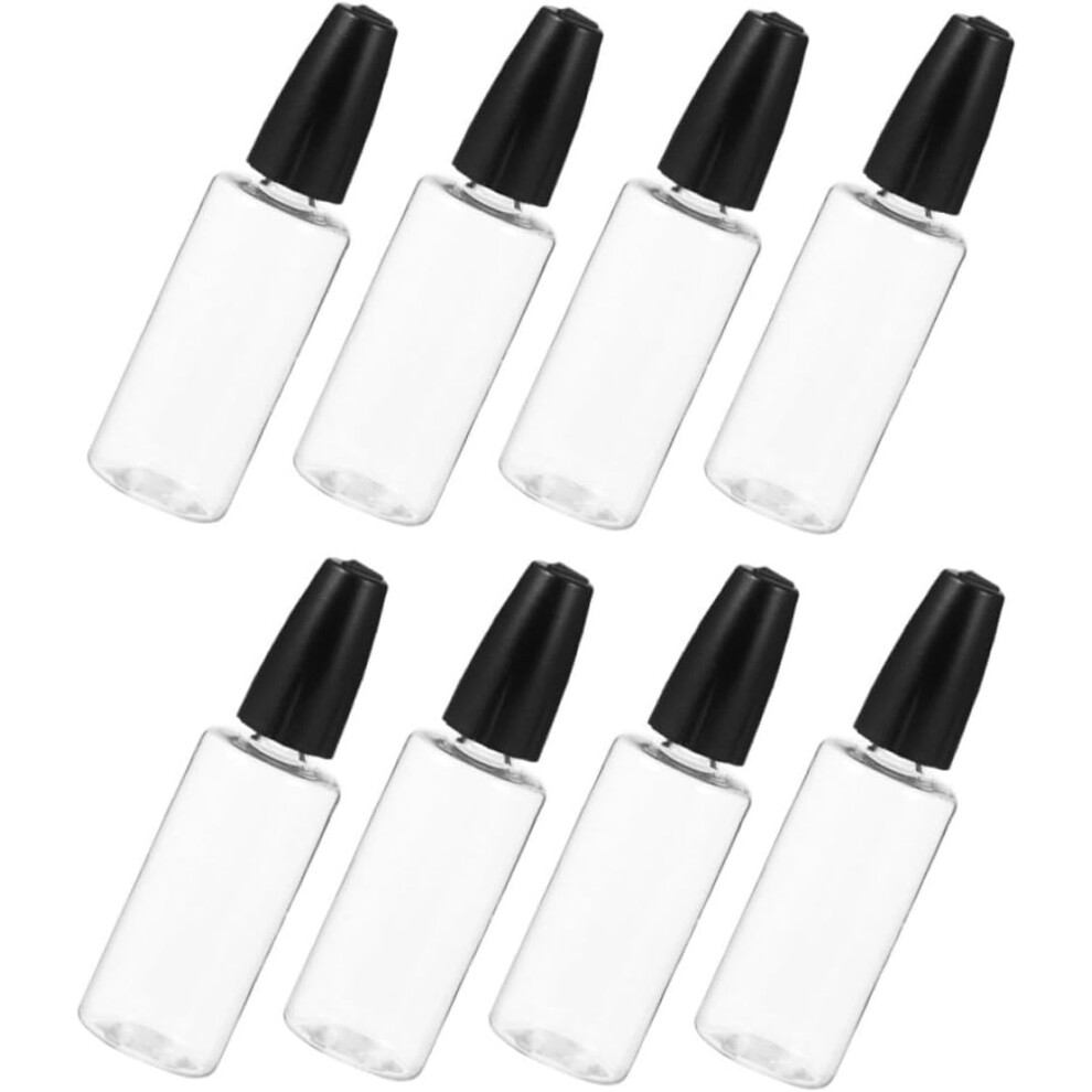 8Pcs Needle Tip Applicator Bottles 15Ml Squeeze Bottles With Caps Precision Glue Black Hkhbjs
