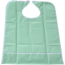 Babero impermeable reutilizable para adultos, babero para adultos, almohadilla de juego para discapacitados, delantal de ducha, bandana ajustable