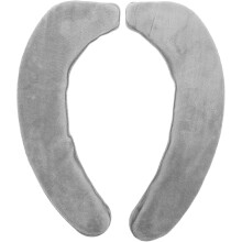 Paar Toilettensitzbezüge aus Flanell, waschbar, schickes Design, passend für die meisten Toilettensitze, Badezimmeraccessoire für den Haushalt