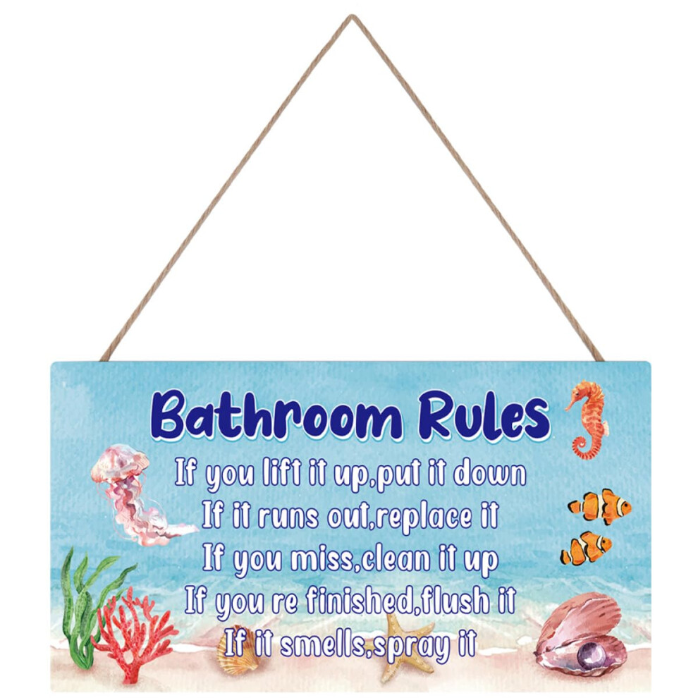 Toilet Restroom Hanging Sign Bathroom Hanging Sign Elegant Design Wood Safe And Secure Easy To Use Hkhbjs