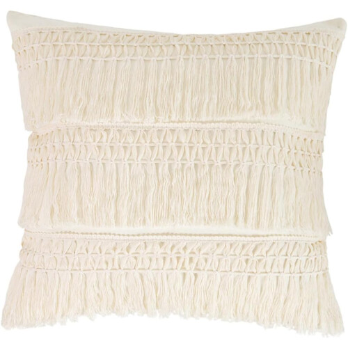 2 fundas de almohada con borlas, fundas decorativas de algodón, tacto cómodo, lavables.