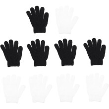 10pcs Hotel Home Dormitory Bath Gloves Body Brush Mitts Exfoliating Mittens for Skin Cleaning